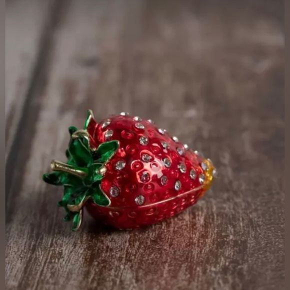 Other - New Strawberry jewelry box